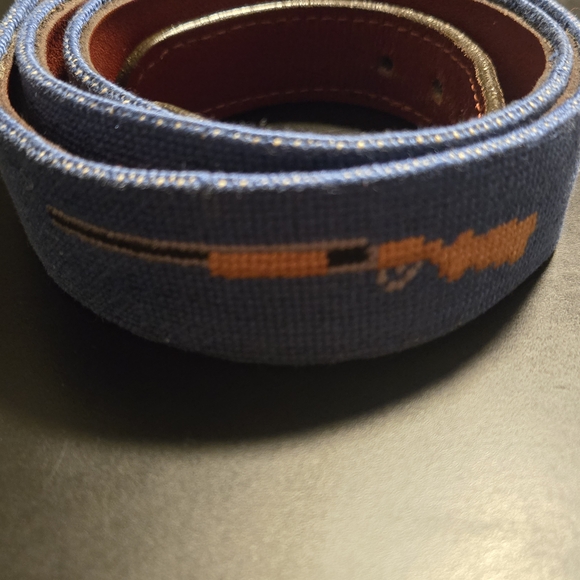 Elegant Blue and Brown Men\'s Belt